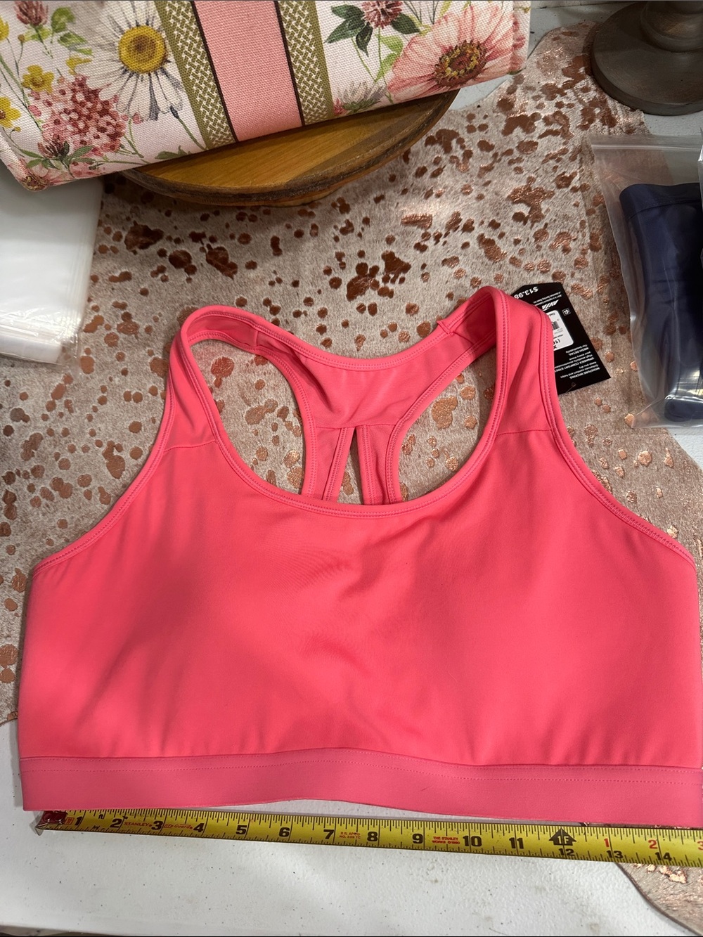Nwt Avia Women's Performance Sports Bra - Pink